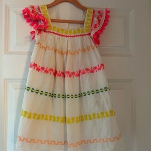 Cat & Jack toddler neon palm tree dress, 4-5T